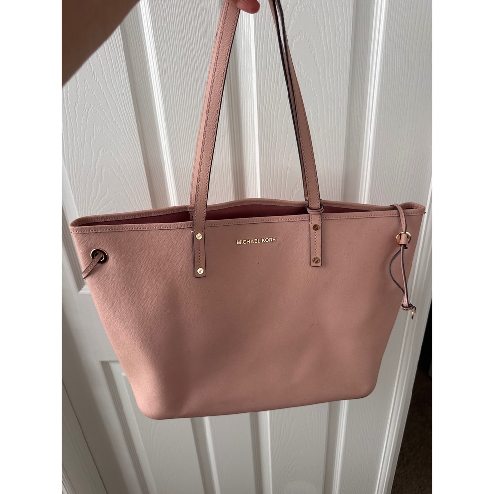 Michael Kors Arden Large Pebbled Leather Tote Bag in the "Powder Blush" shade - Picture 9 of 9